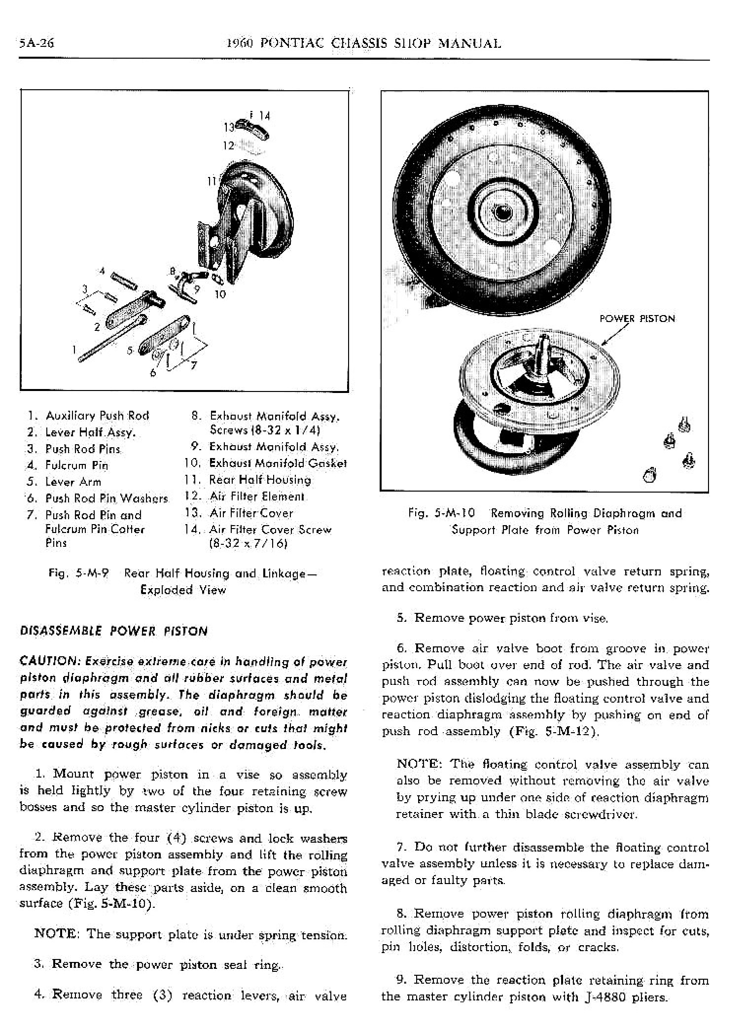 1960 Pontiac Shop Manual Power Brakes Page 25 of 32